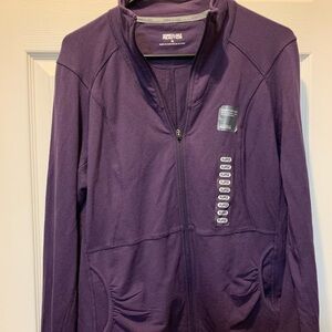 Kenneth  Cole Reaction purple sweatsuit jacket